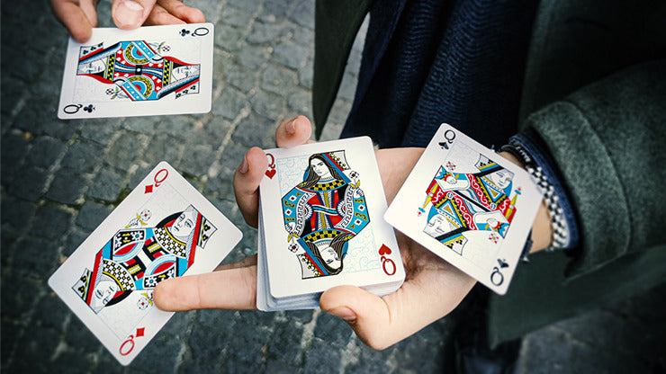 Oxalis, cartes à jouer édition sarcelle*