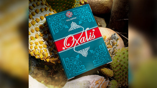 Oxalis, Teal Edition Playing Cards, on sale