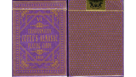 Almanach de Gilded Cotta #6, cartes à jouer numérotées de transformation de sceau*