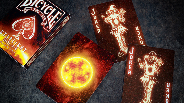 Bicycle Starlight Solar, cartes à jouer spéciales à tirage limité par cartes à jouer à collectionner*