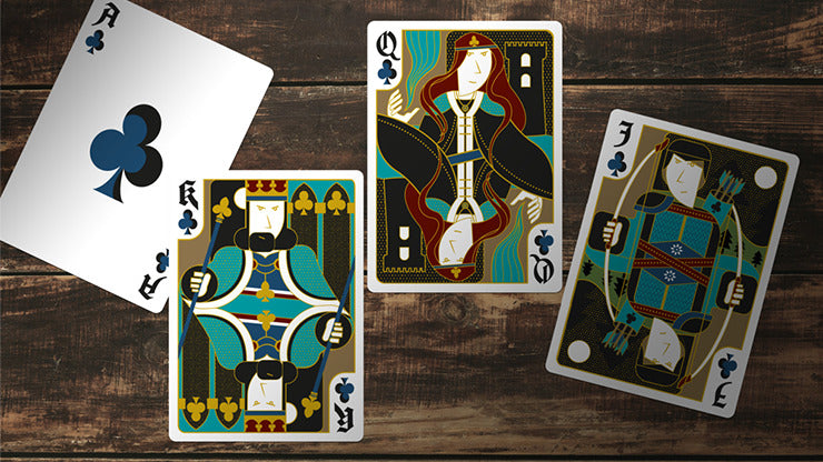 Secret Tale Black Knight Playing Cards, on sale