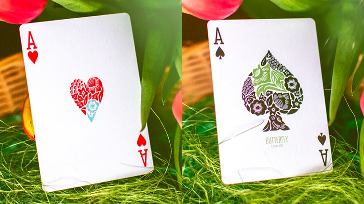 Butterfly Seasons Playing Cards Marked, Spring by Ondrej Psenicka