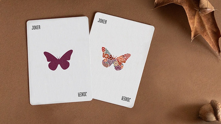 Butterfly Seasons Marked Playing Cards, Fall by Ondrej Psenicka