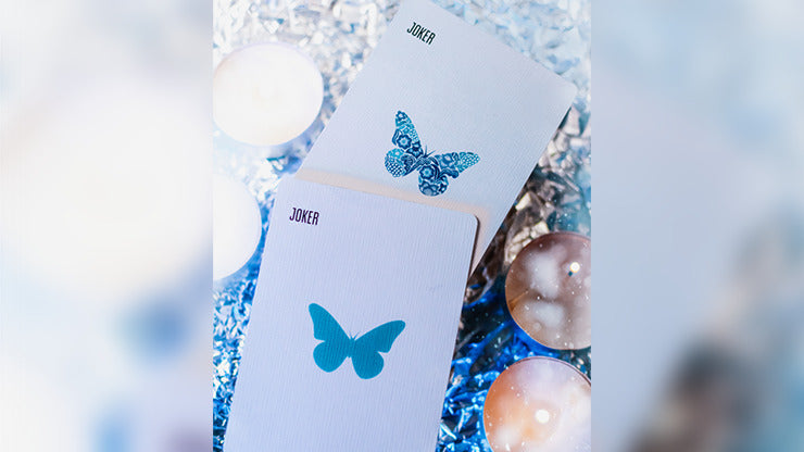 Cartes à jouer marquées Butterfly Seasons, Winter par Ondrej Psenicka