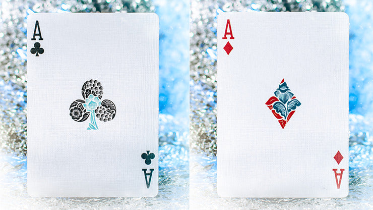 Butterfly Seasons Marked Playing Cards, Winter by Ondrej Psenicka