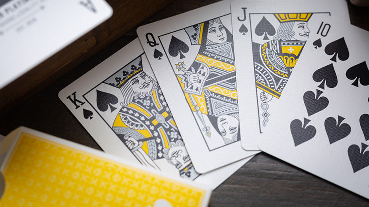 Édition Lounge en Taxiway Yellow par Jetsetter Playing Cards*