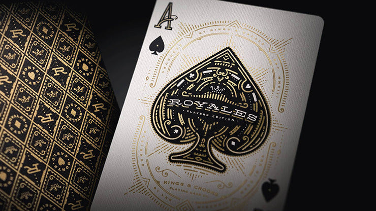 Joueurs Royales, cartes à jouer marquées Noir par Kings and Crooks