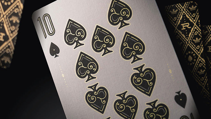 Joueurs Royales, cartes à jouer marquées Noir par Kings and Crooks