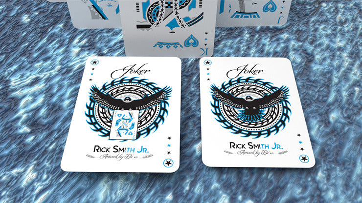 Ice Falcon Throwing Cards by Rick Smith Jr. and De&#039;vo