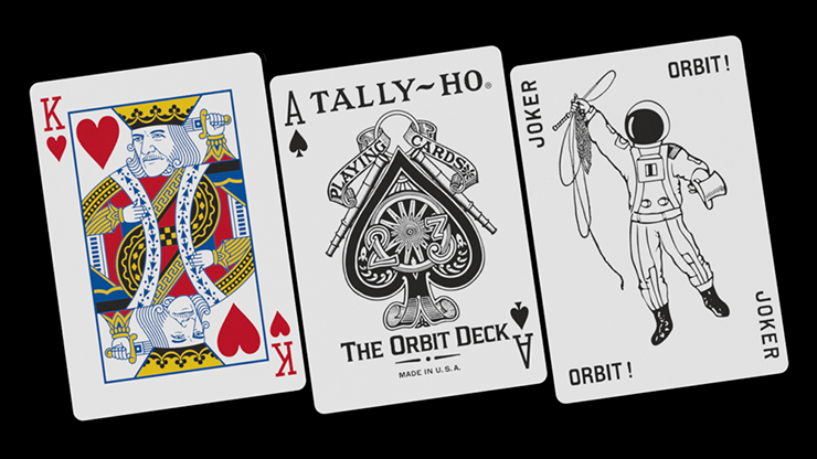 Orbit Tally Ho Circle Back (Blue) Playing Cards