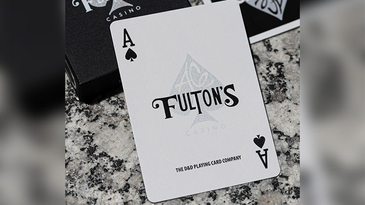 Ace Fulton's Casino, cartes à jouer noires par Dan &amp; Dave*