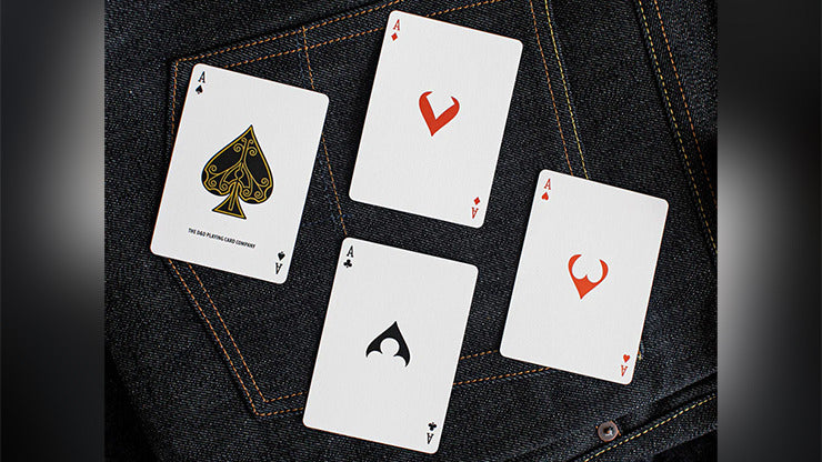 CARTES À JOUER EN DENIM COWBOY CASINO ACE FULTON