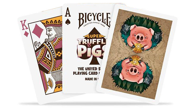 Bicycle Super Truffle Pigs Playing Cards, on sale