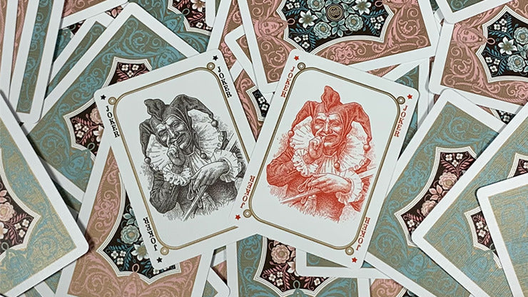 Four Continents, Blue Playing Cards, on sale