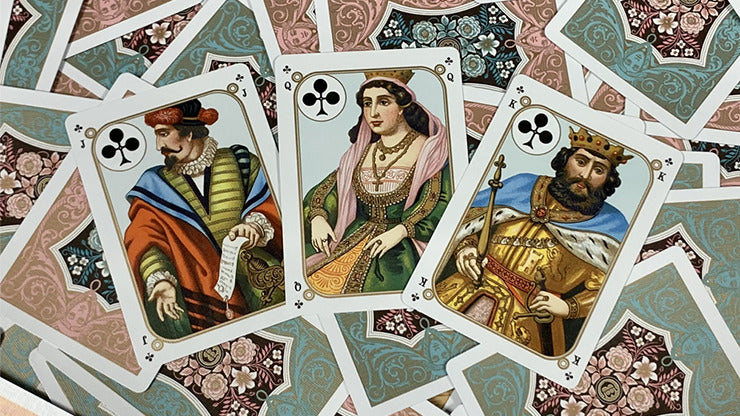 Four Continents, Blue Playing Cards, on sale