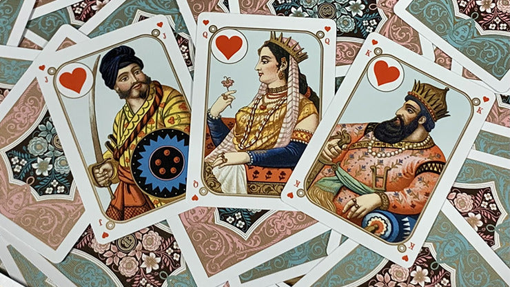 Four Continents, Blue Playing Cards, on sale