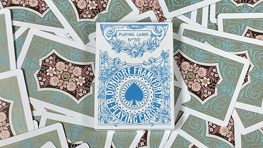 Four Continents, Blue Playing Cards, on sale