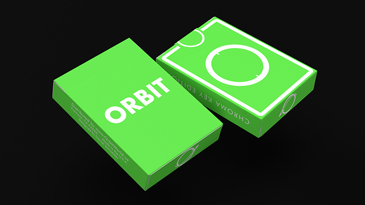 Orbit Chroma Key Playing Cards, on sale