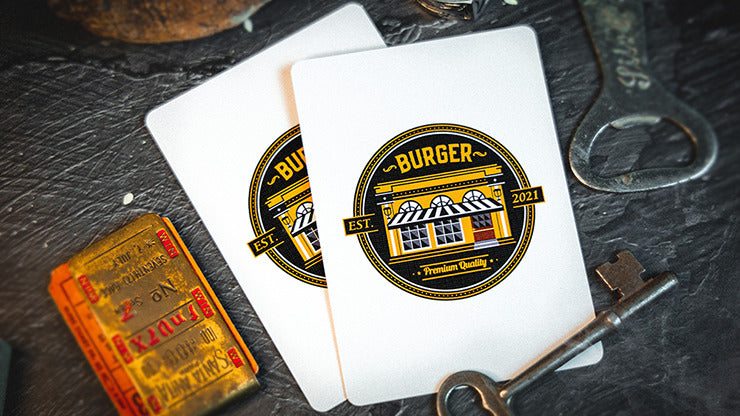 Burger Playing Cards by Fast Food Card Magic Company, on sale