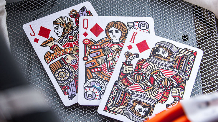 Escape Velocity (Red) Playing Cards