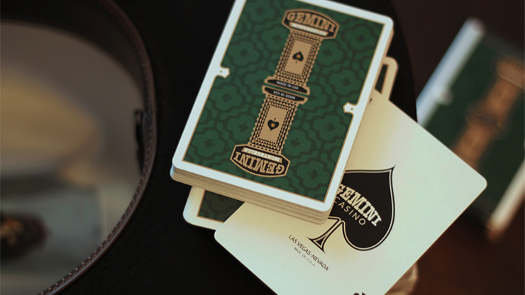 Gemini Casino Phthalo Green Playing Cards by Gemini