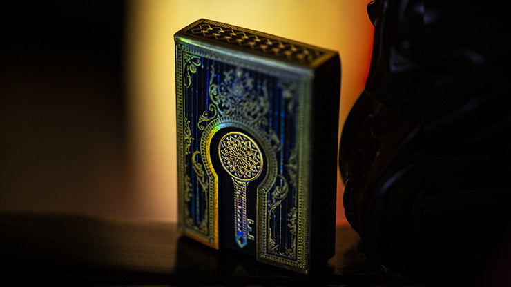 Secrets of the Key Master, with Holographic Foil Drawer Box Playing Cards by Handlordz