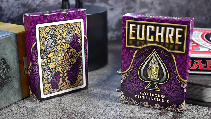 Euchre V4 Playing Cards by Midnight Cards