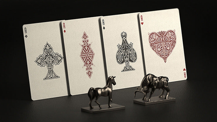 Femmes guerrières, cartes à jouer dorées par Headless Kings