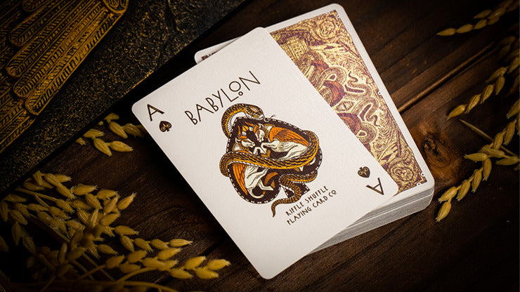 Cartes à jouer Babylon Golden Wonders Foiled Edition par Riffle Shuffle*