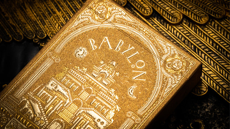 Cartes à jouer Babylon Golden Wonders Foiled Edition par Riffle Shuffle*