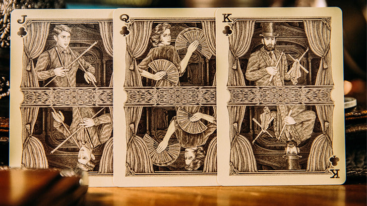 Les cartes à jouer du coffret classique Illusionist