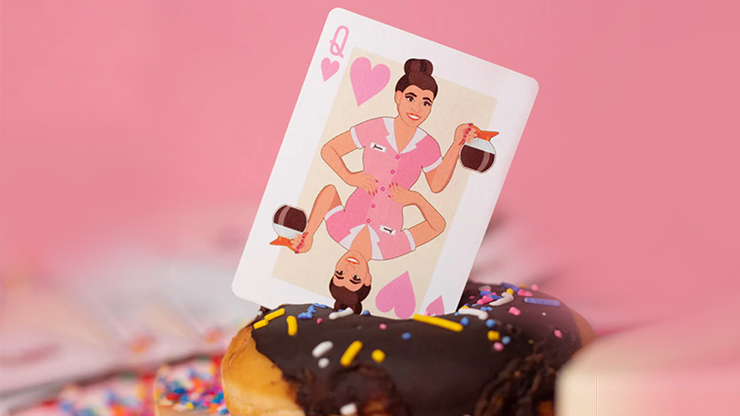 Papa Leon's Wicked Donuts, Chocolate Playing Cards by Wounded Corner and Cam Toner, on sale