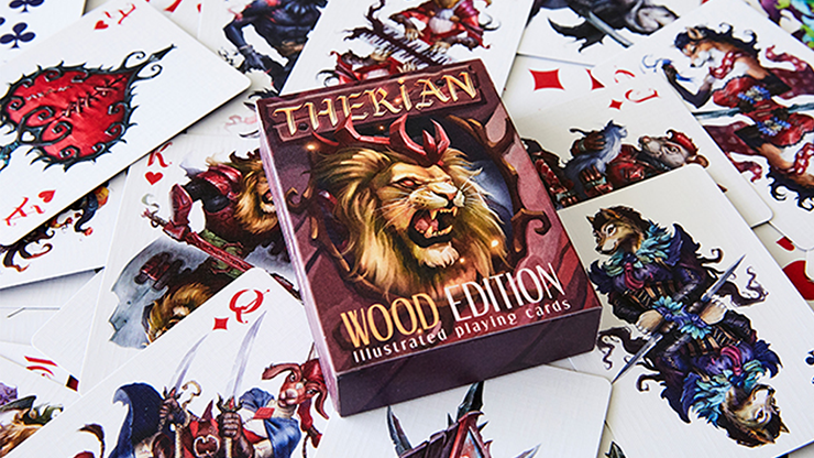 Therian (Wood) Playing Cards