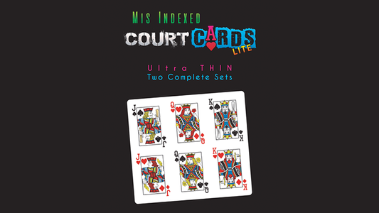 Mis-Indexed Court Cards (LIGHT) - Pack of 12 by Steve Dela - Trick