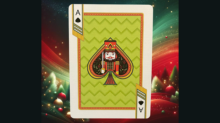 Bicycle Nutcracker (Green) Playing Cards, on sale