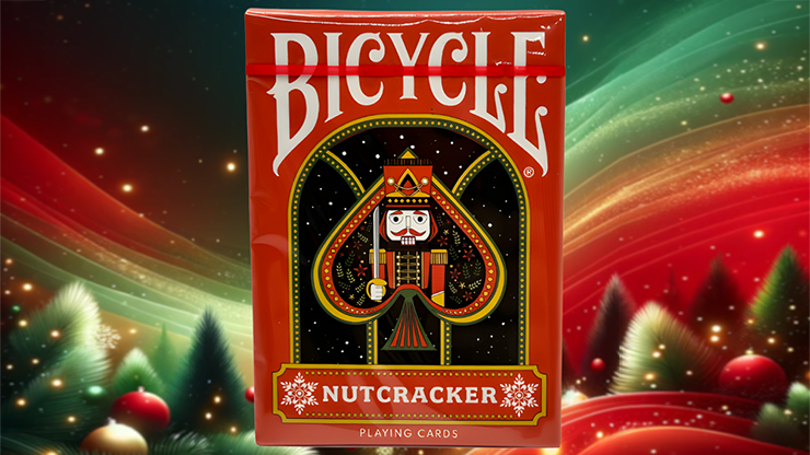 Bicycle Nutcracker (Red) Playing Cards, on sale