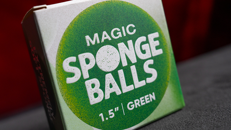 Magic Sponge Balls 4PK GREEN 1.5" by Murphy's Magic