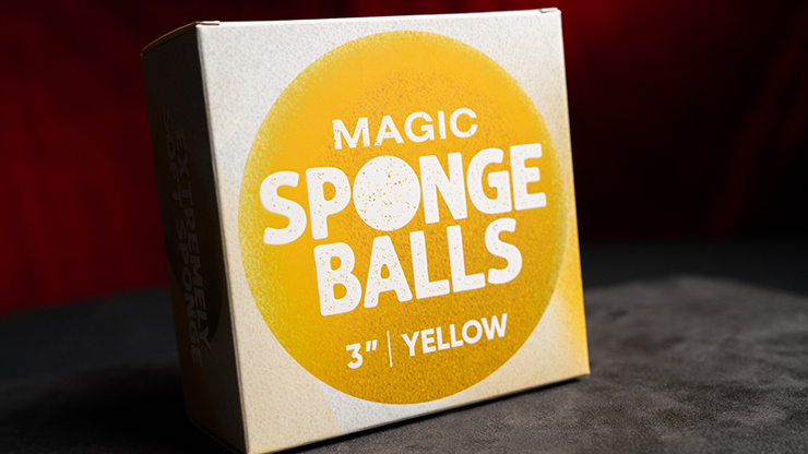 Magic Sponge Balls 4PK YELLOW 3" by Murphy's Magic