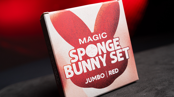 Magic Sponge Bunny Rabbit Set JUMBO RED by Murphy's Magic