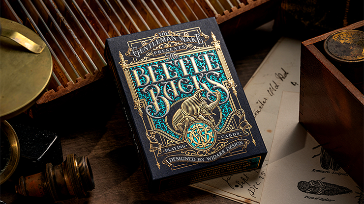 The Beetle Backs (Cobalt Edition) Playing Cards