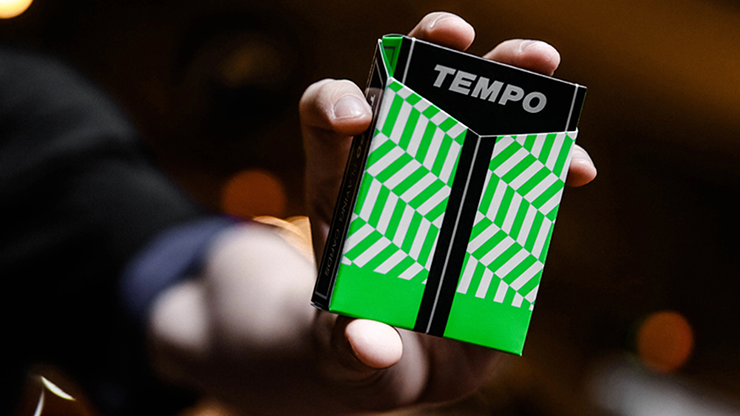 Tempo Green Playing Cards