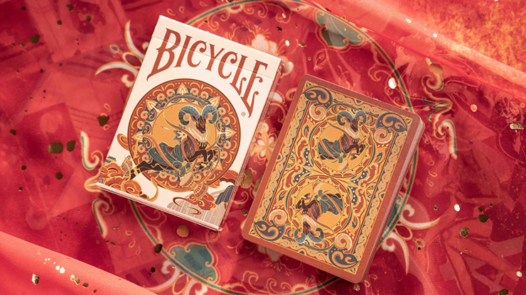 Bicycle Chinese Zodiac (Goat) Playing Cards by US Playing Card Co