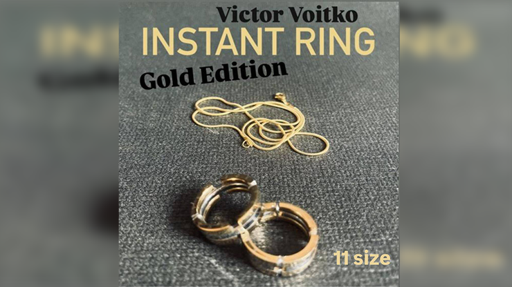 Instant Ring (silver/gold, Size 11) by Viktor Voitko