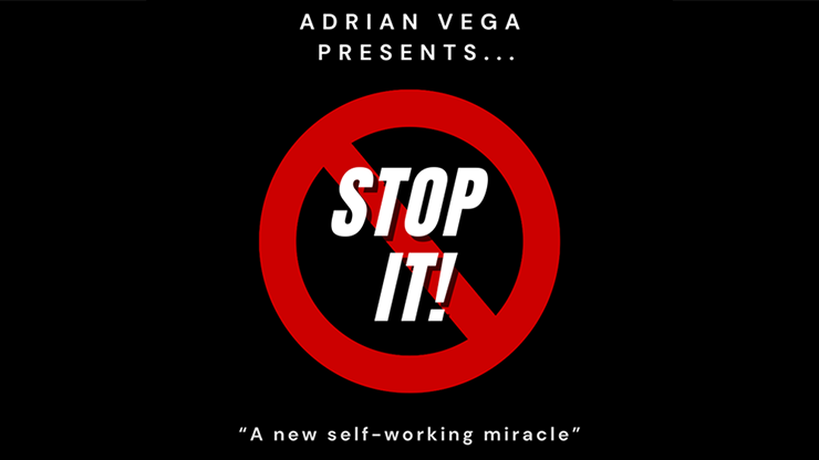 Stop It! (Red) by Adrian Vega