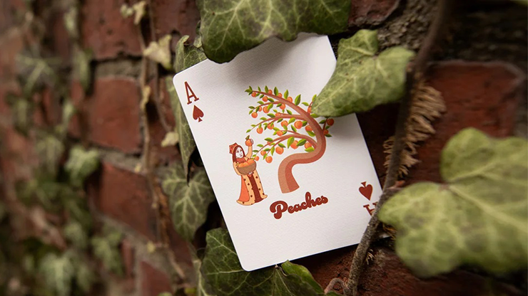 Peach Playing Cards by OPC