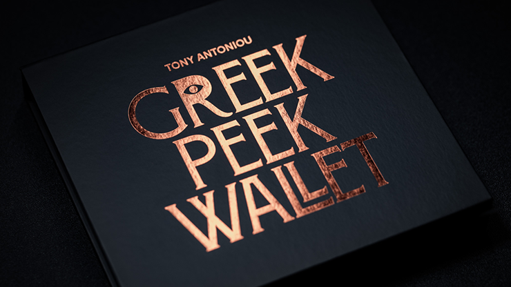 Greek Peek Wallet by Tony Antoniou