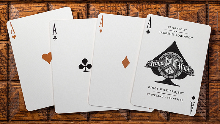 Gilded No.13 Table Players Vol.44 Playing Cards by Kings Wild Project