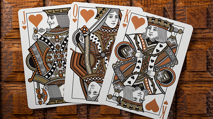 Gilded No.13 Table Players Vol.44 Playing Cards by Kings Wild Project
