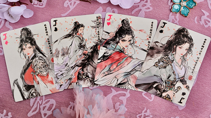 Four Beauties (DiaoChan) Playing Cards