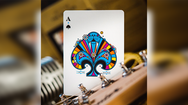 The Beatles Special Edition (White) Playing Cards by theory11